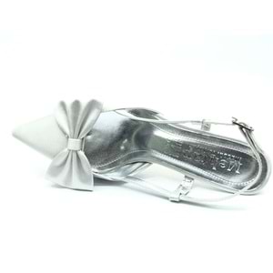 Mehtap Kurdela Detaylı Arkası Açık Stiletto Kadın Topuklu Ayakkabı