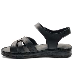 Kocamanlar 8712 Hakiki Deri Comfort Ortopedik Kadın Sandalet