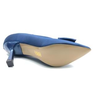 Feles Kare Toka 8 cm Topuklu Stiletto Kadın Ayakkabı