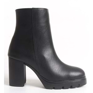 Feles Kalın Topuklu Oval Burun Kadın Bot