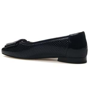 Venüs Pigi Hakiki Deri Kadın Babet Ayakkabı