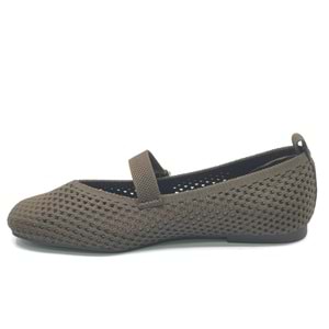 Feles Kemer Toka Detaylı Küt Burun Kadın Babet Ayakkabı