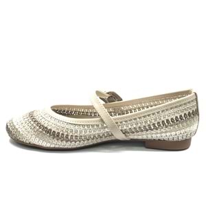 Feles Kemer Toka Hasır Detaylı Kadın Babet Ayakkabı