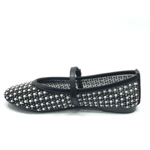 Feles Kemer Toka İnci Taş Detaylı Kadın Babet Ayakkabı