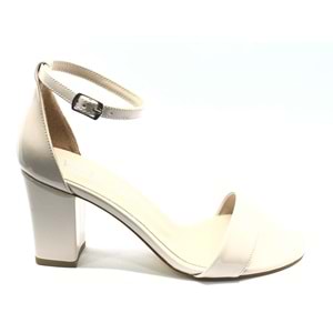 Kocamanlar Orta Topuk Tek Bant Kadın Topuklu Ayakkabı