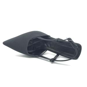 Kocamanlar 8 cm Saten Kadın Topuklu Ayakkabı