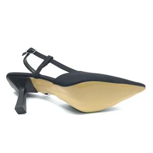 Kocamanlar 8 cm Saten Kadın Topuklu Ayakkabı