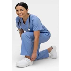 Kocamanlar E443 Sabo Doktor ve Hemşire Terliği Kalın Taban Ortapedik Terlik