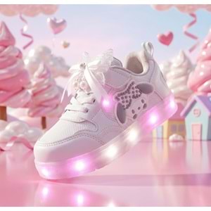 Kocamanlar Kuromi Işıklı Ortopedik Çocuk Spor Ayakkabı