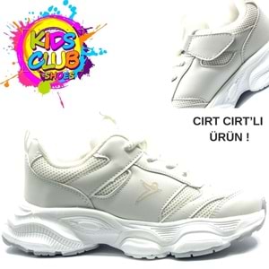 Cool Birian-26 Bağcık Görünümlü Cırt Cırtlı Sneaker Ortopedik Çocuk Spor Ayakkabı