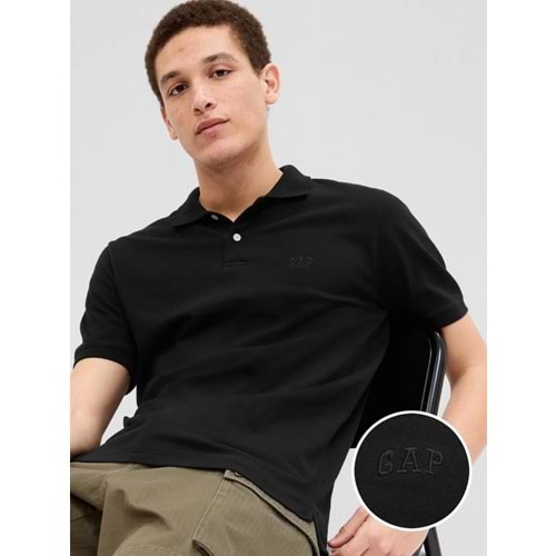 Gap Logo Pike Polo Yaka T-Shirt 586306003 Kısa Kol Tişört Erkek T-Shirt