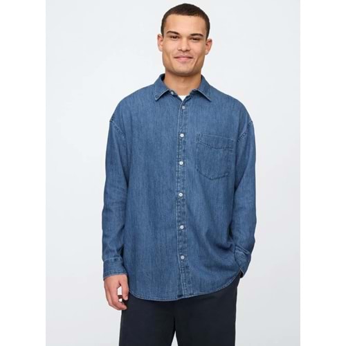 Gap Denim Big Gömlek 589790 Erkek Kot Gömlek