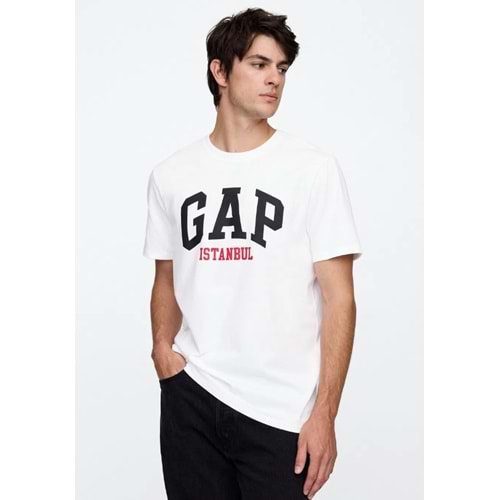 Gap V-Frch Gap İstanbul - 745261000 Kısa Kol Tişört Erkek T-Shirt