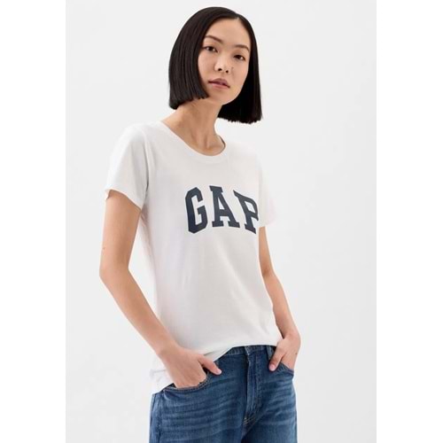 Gap Logo T-Shirt 729555000 V-Gap Ss Clsc Tee Kadın Tişört