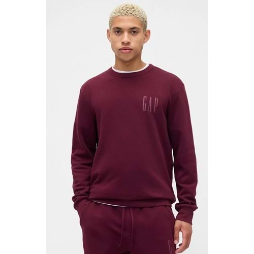 Gap 645634 Gap Logo Fleece Sweatshirt Erkek Sweatshirt