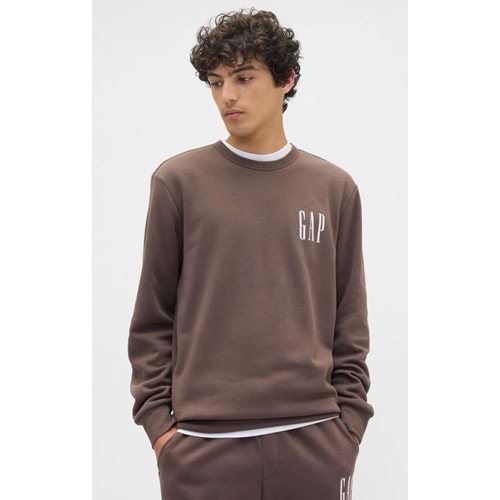 Gap 645634 Gap Logo Fleece Sweatshirt Erkek Sweatshirt