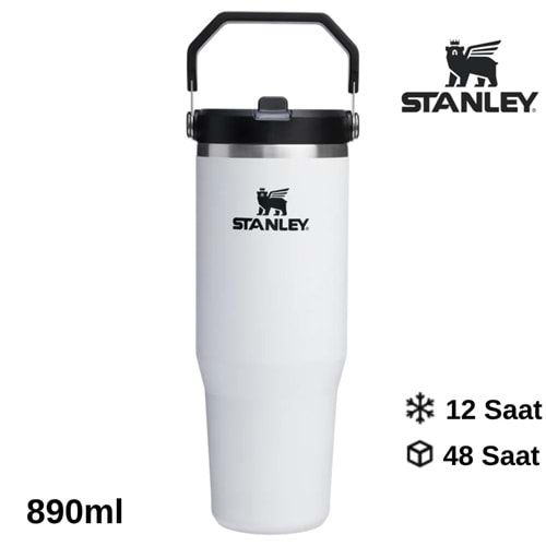 Stanley The IceFlow Flip Straw Pipetli Termos Bardak 0.89 LT Matara