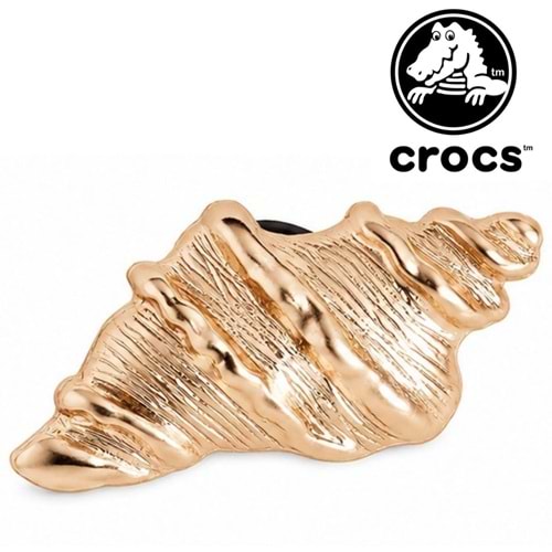 Crocs Gold Sea Shell Deniz Kabuğu Jibbitz Terlik Süsü Terlik Aksesuarı