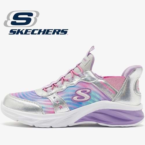 Skechers Coastline Slip-İns Bonita Wave 303592L-SMLT Ortopedik Çocuk Spor Ayakkabı