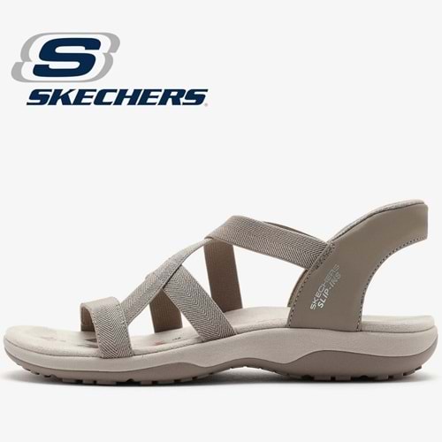 Skechers Reggae Slim-Stretch Flex 163460 Ortopedik Kadın Sandalet