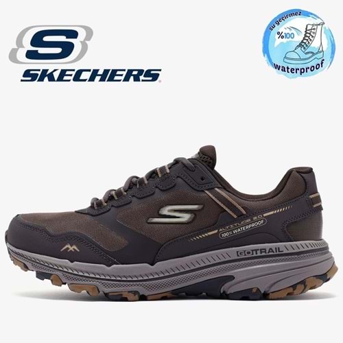 Skechers Go Run Trail Altitude 2.0 Pine Ridge 220757-BRN Waterproof Erkek Spor Ayakkabı