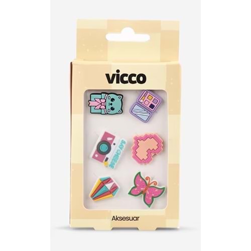 Vicco Diamond Mix Jibbitz Terlik Aksesuarı