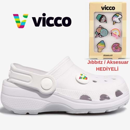 Vicco Didim Jıbbıtz Aksesuar Hediyeli Ortopedik Unisex Çocuk Terlik