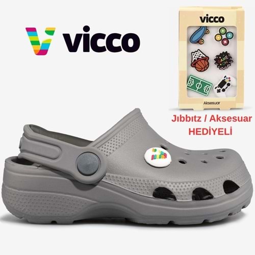 Vicco Didim Jıbbıtz Aksesuar Hediyeli Ortopedik Unisex Çocuk Terlik