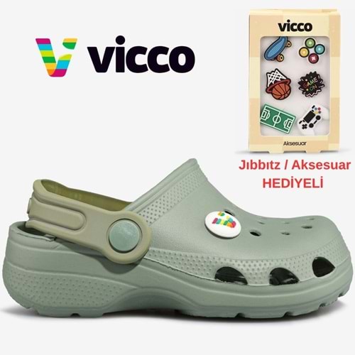 Vicco Didim Jıbbıtz Aksesuar Hediyeli Ortopedik Unisex Çocuk Terlik