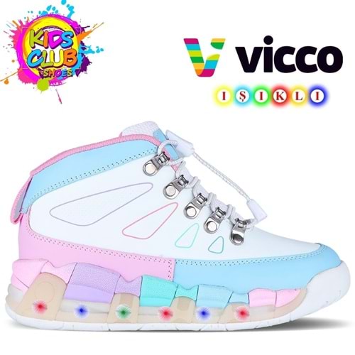 Vicco Ellen Phylon Kauçuk Taban Ortopedik Işıklı Çocuk Bot