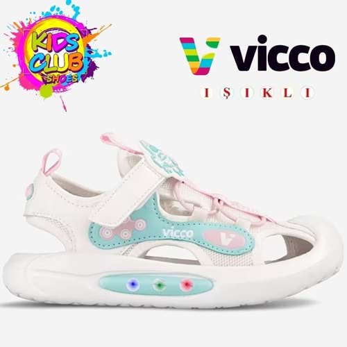 Vicco Rocket İlk Adım Bebek Ortopedik Işıklı Çocuk Spor Sandalet