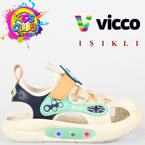 Vicco Rocket İlk Adım Bebek Ortopedik Işıklı Çocuk Spor Sandalet