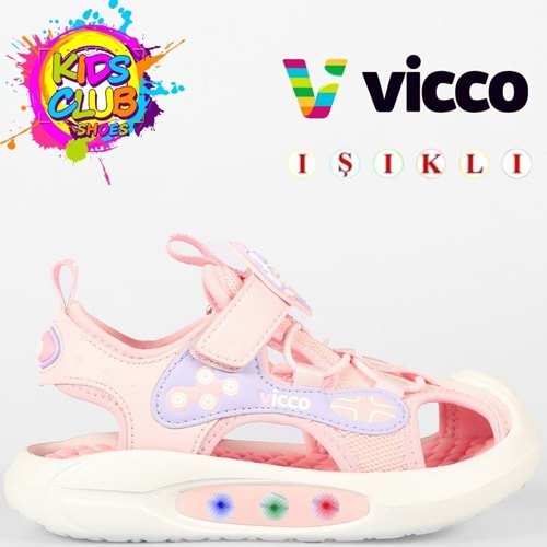 Vicco Rocket İlk Adım Bebek Ortopedik Işıklı Çocuk Spor Sandalet