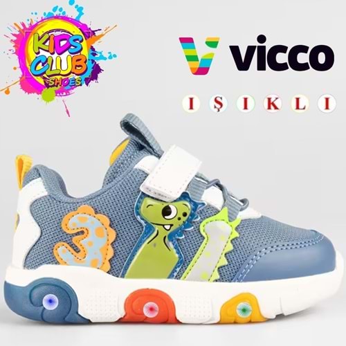 Vicco Number Işıklı Ortopedik Çocuk Spor Ayakkabı