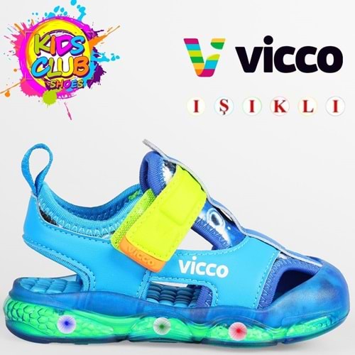 Vicco Live İlk Adım Bebek Ortopedik Işıklı Çocuk Spor Sandalet