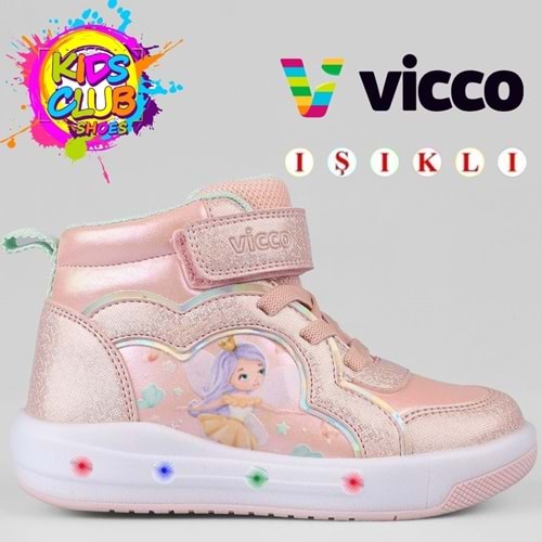 Vicco Klint Phylon Kauçuk Taban Ortopedik Işıklı Çocuk Bot