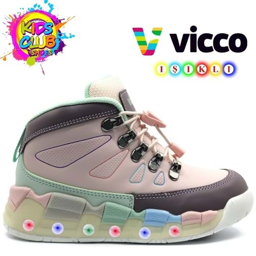 Vicco Ellen Phylon Kauçuk Taban Ortopedik Işıklı Çocuk Bot