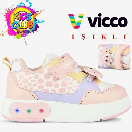 Vicco Borka Işıklı Ortopedik Çocuk Spor Ayakkabı