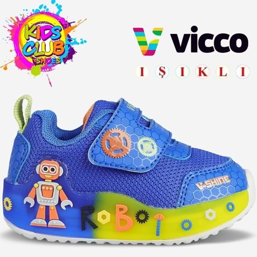 Vicco Feti İlk Adım Bebek Ortopedik Işıklı Çocuk Spor Ayakkabı