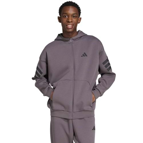 Adidas M FI 3S FZ Sweatshirt Jacket Erkek Eşofman Üstü