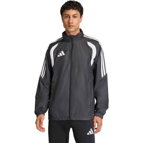 Adidas Tiro 26L Wb JY9733 Kapüşonlu Yağmurluk Eşofman Üstü Erkek Ceket