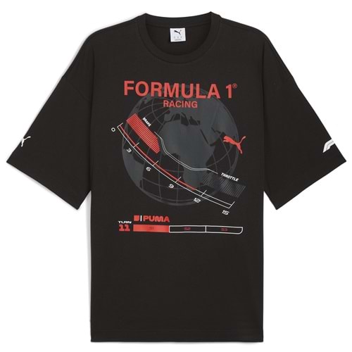 Puma 632655-01 F1 Graphic Tee - Relaxed Tişört Erkek T-Shirt