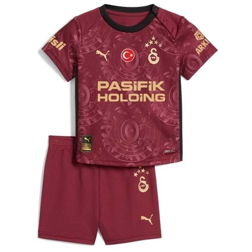 Galatasaray S.K. Bordo Forma 25/26 Alternatif Forması Baby Set Bebek Forma