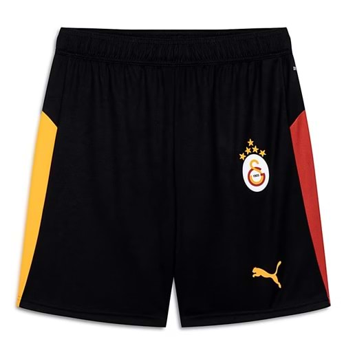 Galatasaray S.k. Shorts 25/26 İç Saha Parçalı Siyah Şort Erkek Futbol Şortu