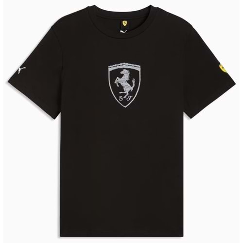 Puma Ferrari Tonal Shield Tee 635311-01 Tişört Erkek T-Shirt