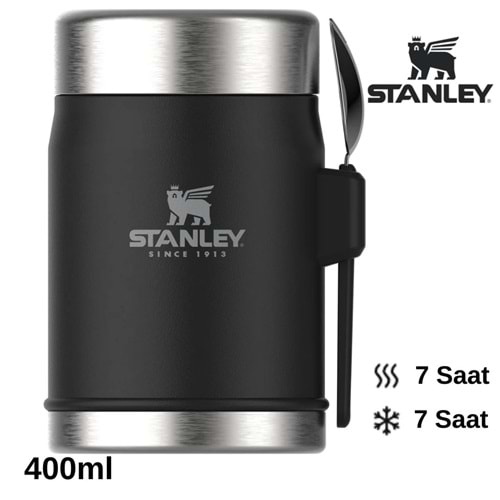 Stanley Classic Legendary Kaşıklı Yemek Termosu 0.4L Termos Kamp Matara
