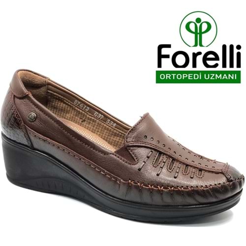 Forelli Sahra Hakiki Deri Ortopedik Comfort Kadın Casual Ayakkabı