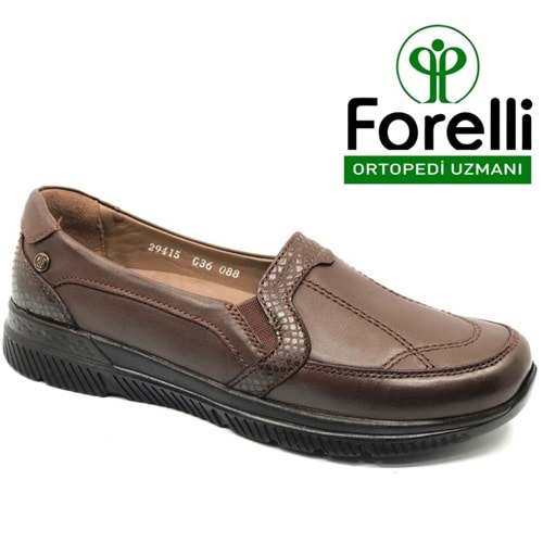 Forelli Dilmen Hakiki Deri Ortopedik Comfort Kadın Casual Ayakkabı