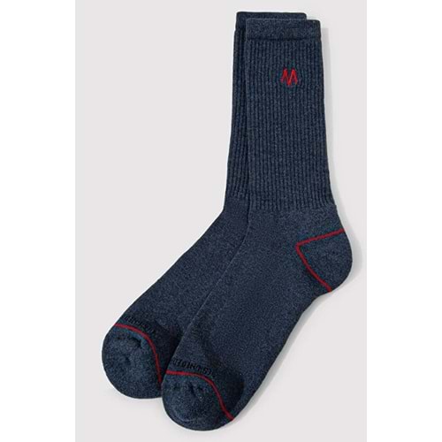 Mavi Logo Nakışlı Spor Çorap Unisex Çorap