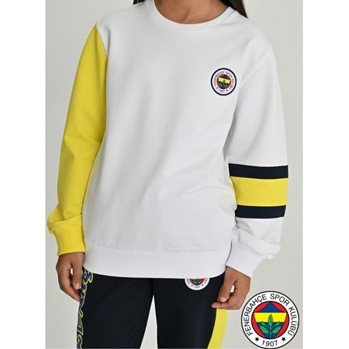 Fenerbahçe S.K. 25/26 Tribün 6 Renk Logolu Çocuk Sweatshirt
